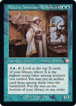 Image for Muzzio, Visionary Architect (Retro Frame) (89) (BRC) - Magic: The Gathering