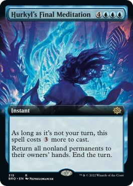 Image for Hurkyl's Final Meditation (Extended Art) (315) (BRO) - Magic: The Gathering