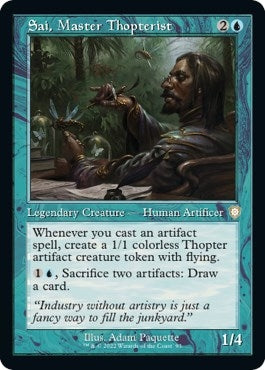 Image for Sai, Master Thopterist (Retro Frame) (93) (BRC) - Magic: The Gathering