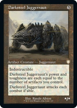 Image for Darksteel Juggernaut (Retro Frame) (137) (BRC) - Magic: The Gathering