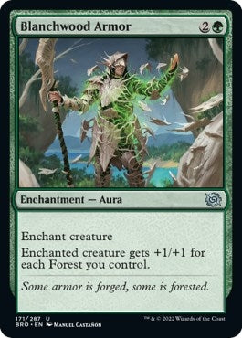 Image for Blanchwood Armor (171) (BRO) - Magic: The Gathering