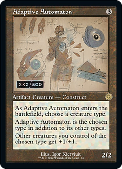 Adaptive Automaton (Schematic) (Serial Numbered) (64) (BRR)
