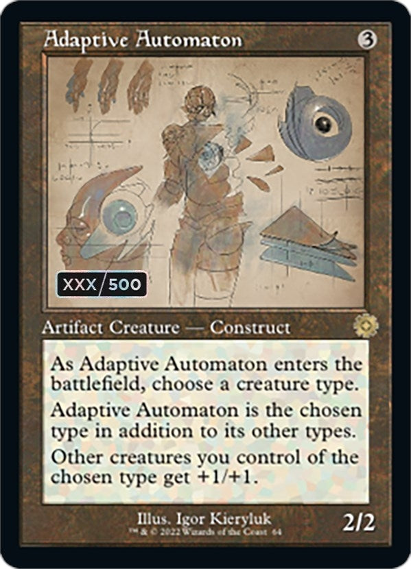 Image for Adaptive Automaton (Schematic) (Serial Numbered) (64) (BRR) - Magic: The Gathering