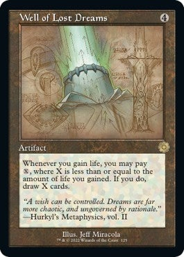 Image for Well of Lost Dreams (Schematic) (125) (BRR) - Magic: The Gathering