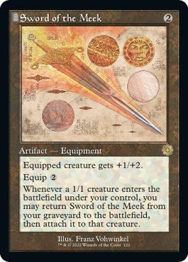 Image for Sword of the Meek (Schematic) (122) (BRR) - Magic: The Gathering