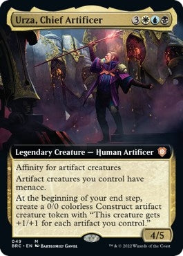Image for Urza, Chief Artificer (Extended Art) (49) (BRC) - Magic: The Gathering