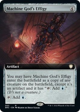 Image for Machine God's Effigy (Extended Art) (63) (BRC) - Magic: The Gathering