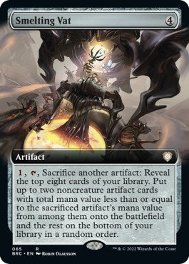 Image for Smelting Vat (Extended Art) (65) (BRC) - Magic: The Gathering