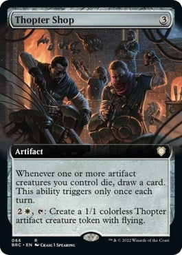 Image for Thopter Shop (Extended Art) (66) (BRC) - Magic: The Gathering