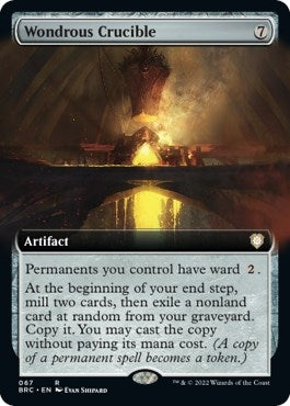 Image for Wondrous Crucible (Extended Art) (67) (BRC) - Magic: The Gathering