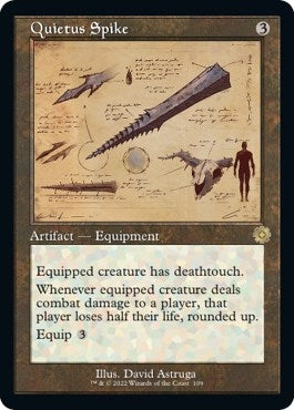 Image for Quietus Spike (Schematic) (109) (BRR) - Magic: The Gathering