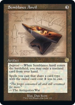 Image for Semblance Anvil (Schematic) (115) (BRR) - Magic: The Gathering