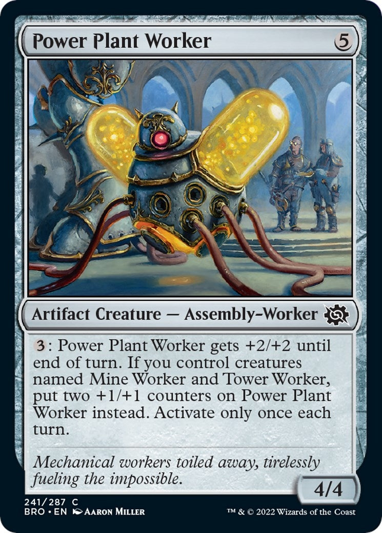 Image for Power Plant Worker (241) (BRO) - Magic: The Gathering