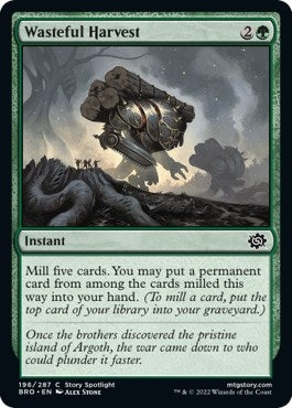 Image for Wasteful Harvest (196) (BRO) - Magic: The Gathering