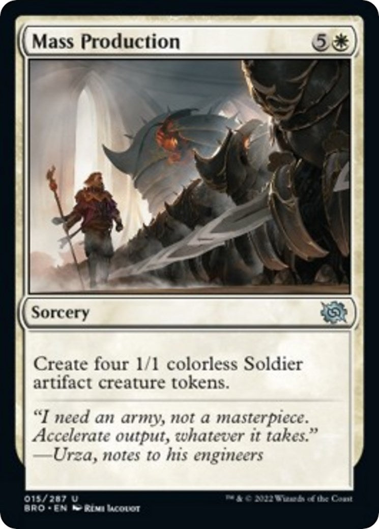 Image for Mass Production (15) (BRO) - Magic: The Gathering