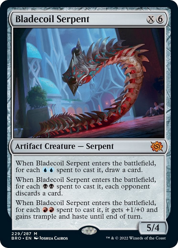 Image for Bladecoil Serpent (229) (BRO) - Magic: The Gathering