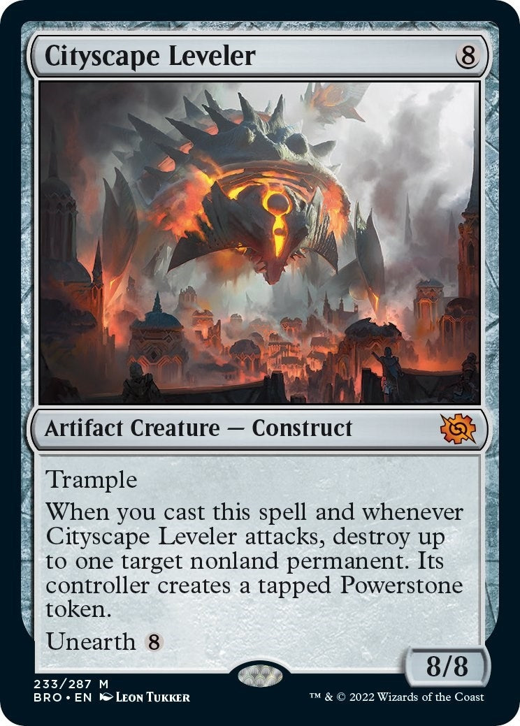 Image for Cityscape Leveler (233) (BRO) - Magic: The Gathering