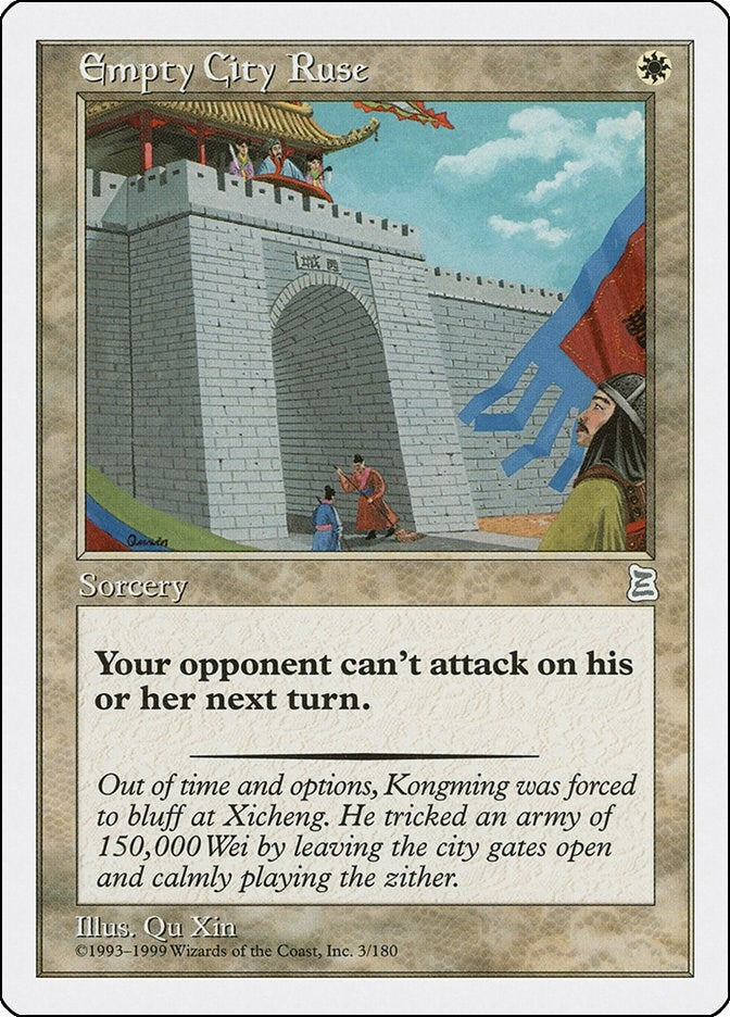 Image for Empty City Ruse (3) (PTK) - Magic: The Gathering