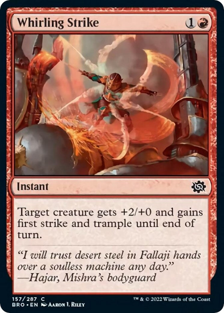 Image for Whirling Strike (157) (BRO) - Magic: The Gathering