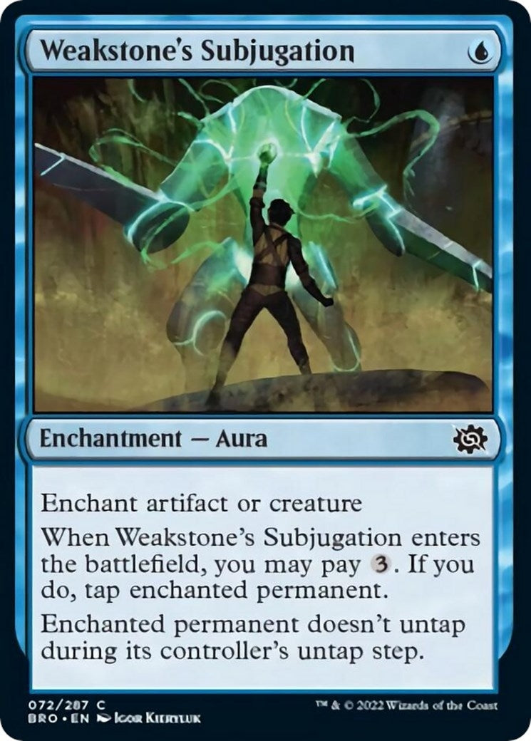 Image for Weakstone's Subjugation (72) (BRO) - Magic: The Gathering