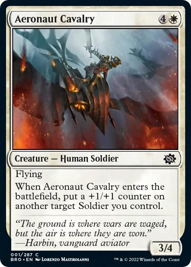 Image for Aeronaut Cavalry (1) (BRO) - Magic: The Gathering
