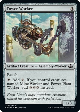 Image for Tower Worker (255) (BRO) - Magic: The Gathering