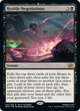 Image for Hostile Negotiations (105) (BRO) - Magic: The Gathering