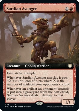 Image for Sardian Avenger (Extended Art) (43) (BRC) - Magic: The Gathering