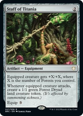 Image for Staff of Titania (27) (BRC) - Magic: The Gathering