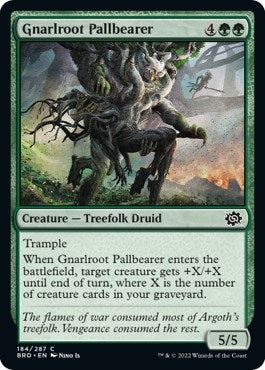 Image for Gnarlroot Pallbearer (184) (BRO) - Magic: The Gathering