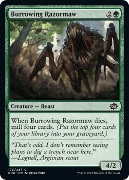 Image for Burrowing Razormaw (173) (BRO) - Magic: The Gathering