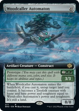 Image for Woodcaller Automaton (Extended Art) (377) (BRO) - Magic: The Gathering