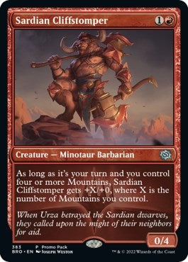 Sardian Cliffstomper (383) (PPBRO)