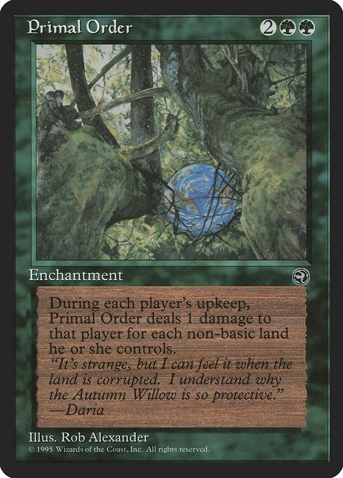 Image for Primal Order (HML) - Magic: The Gathering