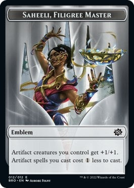 Image for Emblem - Saheeli, Filigree Master (12) (BRO) - Magic: The Gathering