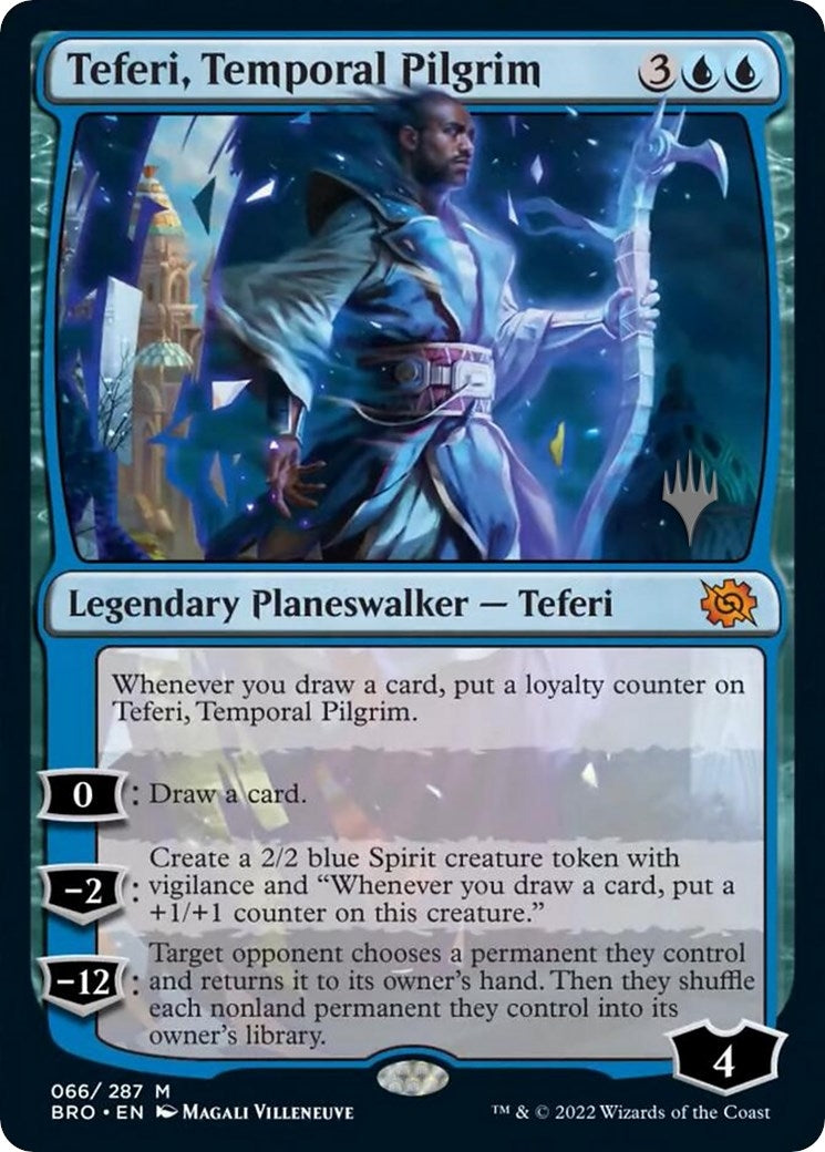 Image for Teferi, Temporal Pilgrim (66) (PPBRO) - Magic: The Gathering