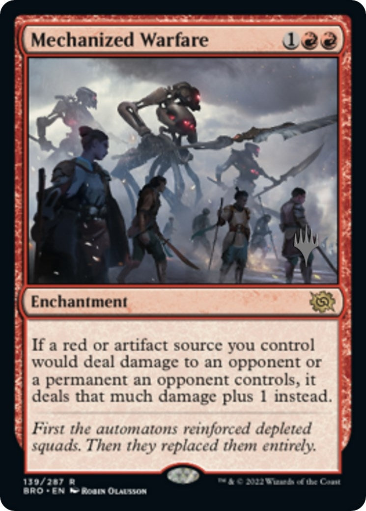 Image for Mechanized Warfare (139) (PPBRO) - Magic: The Gathering