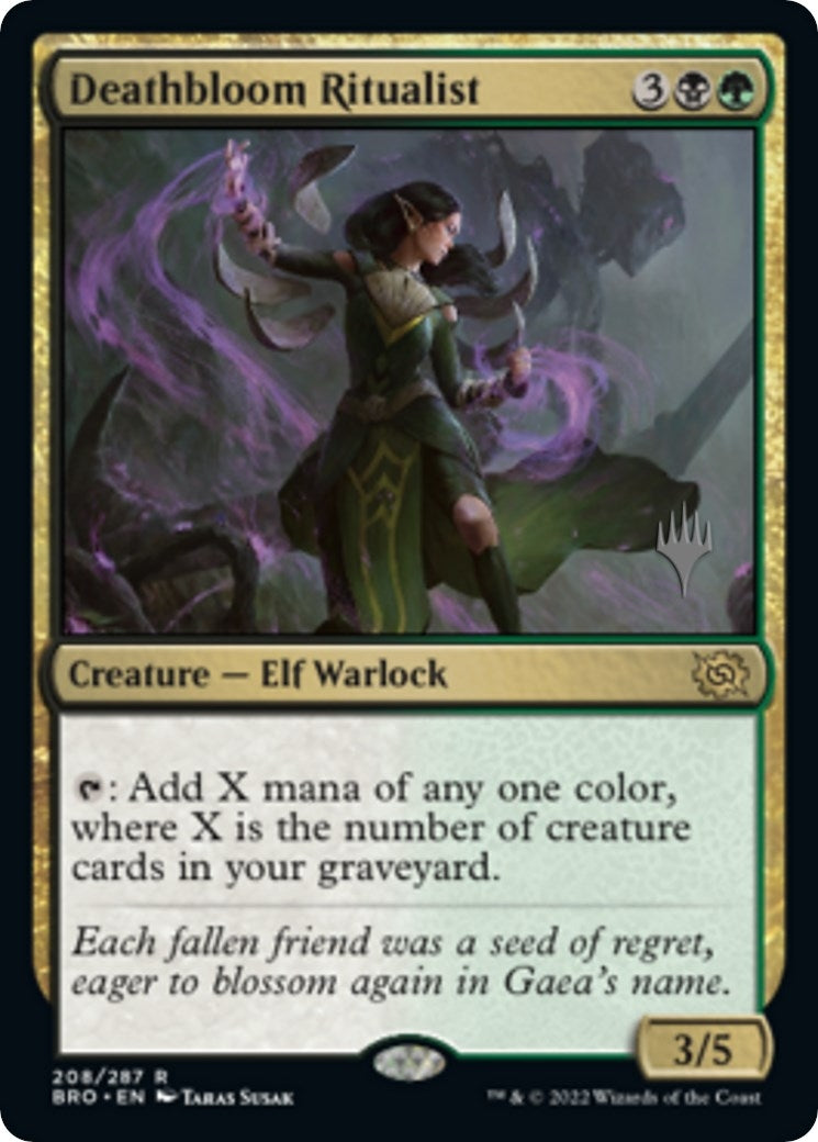 Image for Deathbloom Ritualist (208) (PPBRO) - Magic: The Gathering