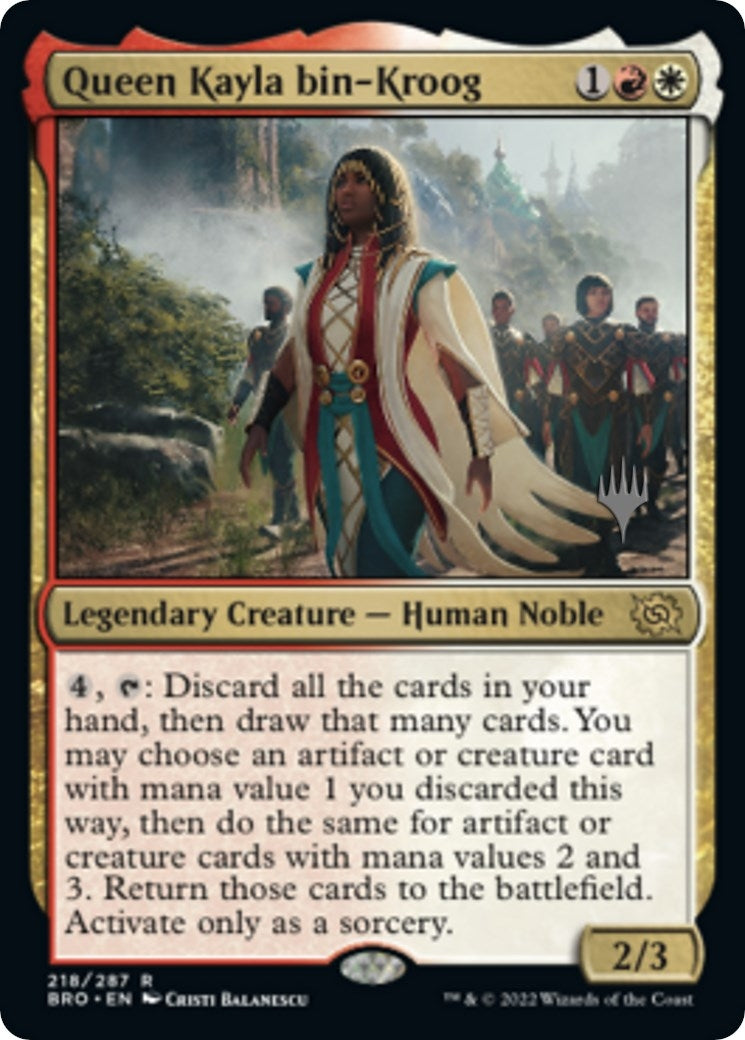 Image for Queen Kayla bin-Kroog (218) (PPBRO) - Magic: The Gathering