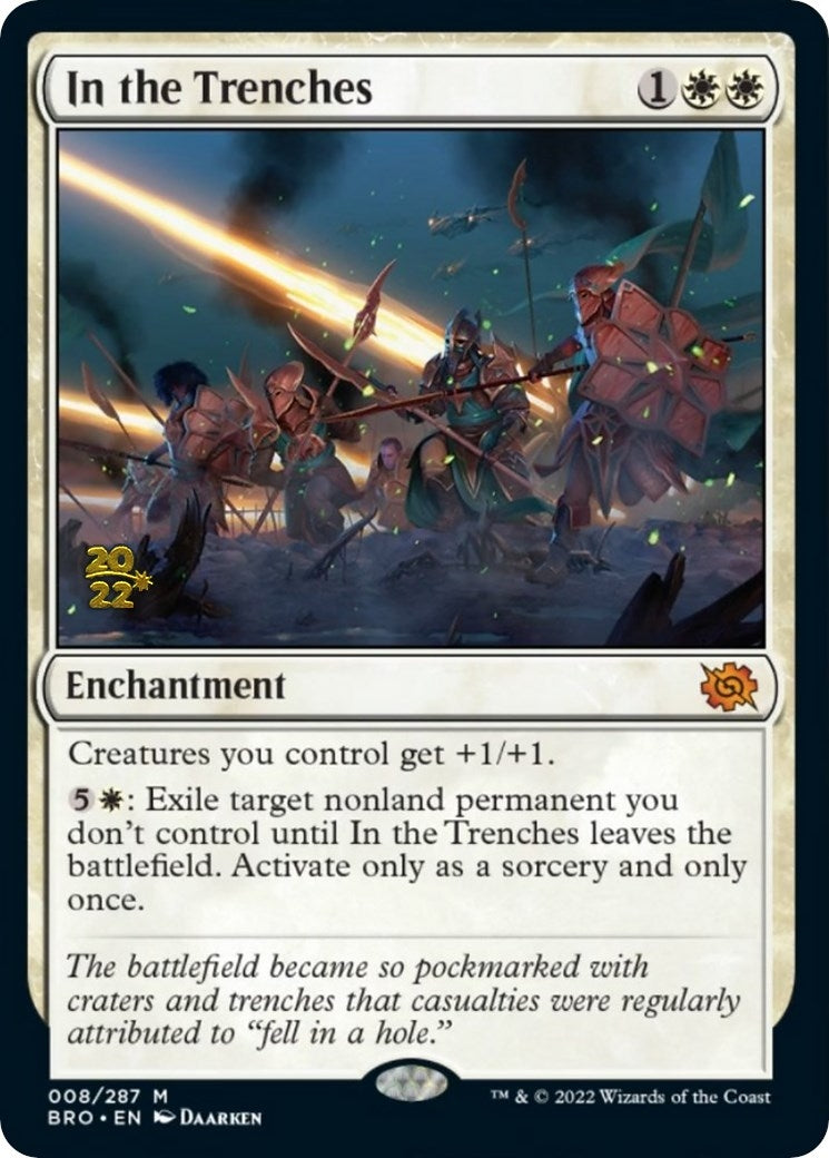 Image for In the Trenches (8) (PRE) - Magic: The Gathering