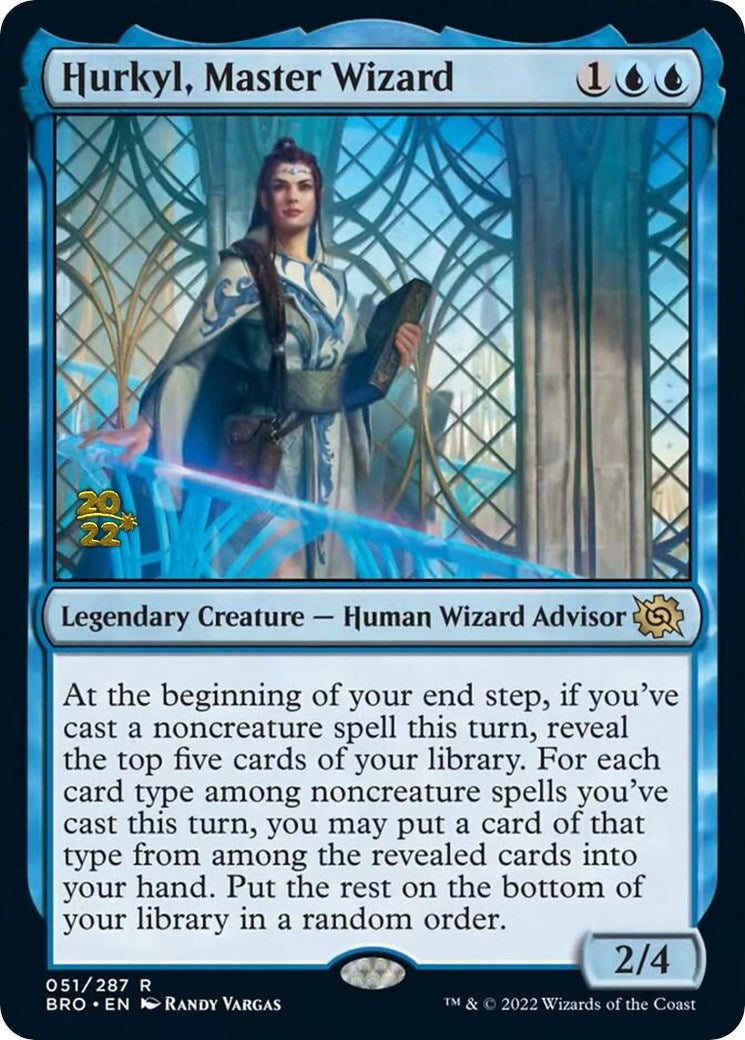 Image for Hurkyl, Master Wizard (51) (PRE) - Magic: The Gathering
