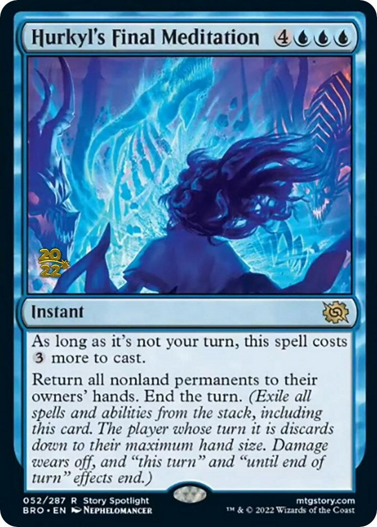Image for Hurkyl's Final Meditation (52) (PRE) - Magic: The Gathering