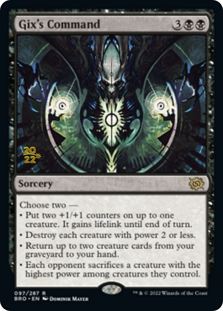 Image for Gix's Command (97) (PRE) - Magic: The Gathering