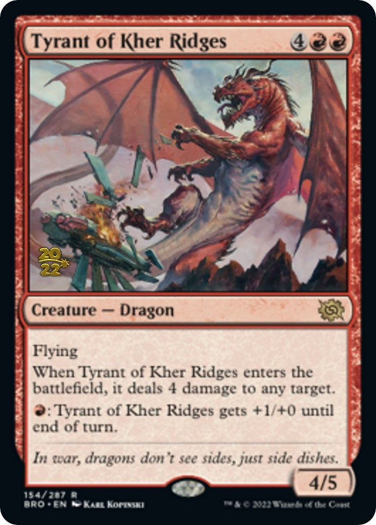 Image for Tyrant of Kher Ridges (154) (PRE) - Magic: The Gathering