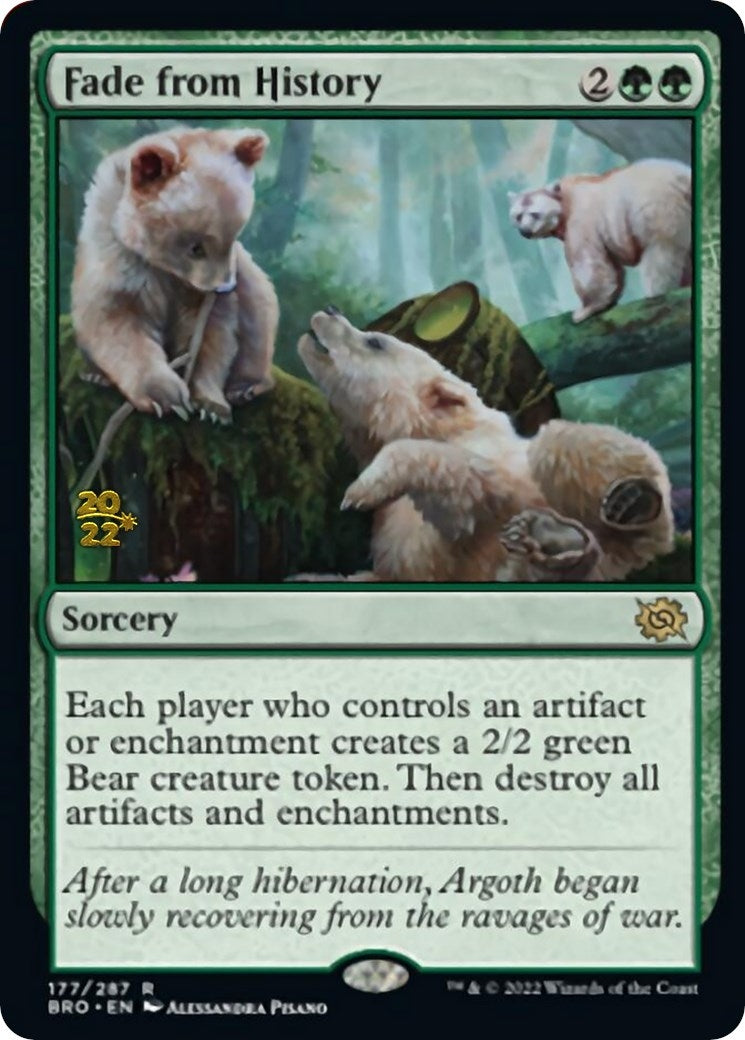 Image for Fade from History (177) (PRE) - Magic: The Gathering