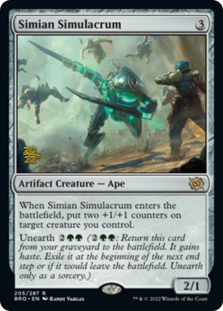 Image for Simian Simulacrum (205) (PRE) - Magic: The Gathering
