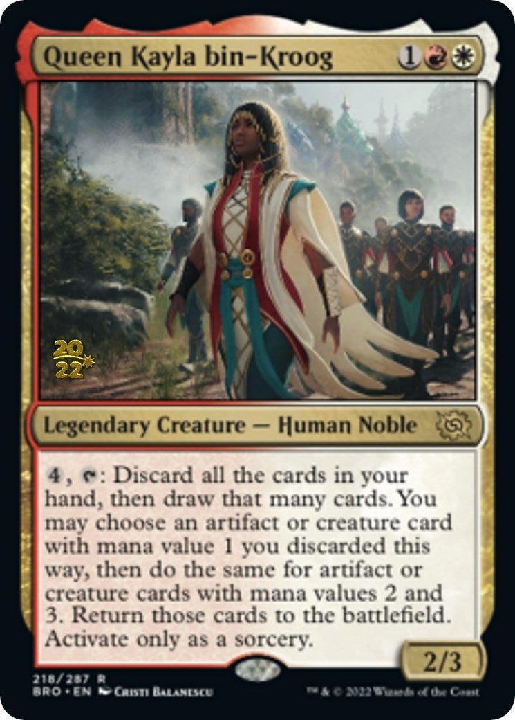 Image for Queen Kayla bin-Kroog (218) (PRE) - Magic: The Gathering