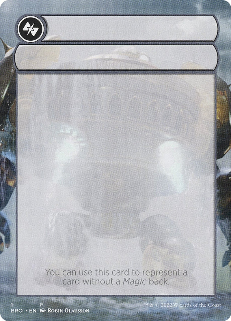 Image for Helper Card (1) (BRO) - Magic: The Gathering