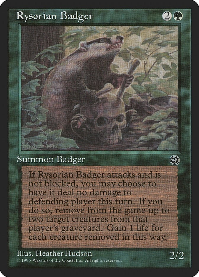 Image for Rysorian Badger (HML) - Magic: The Gathering