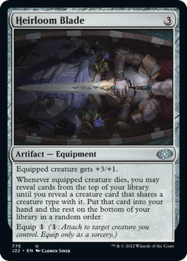 Image for Heirloom Blade (775) (J22) - Magic: The Gathering